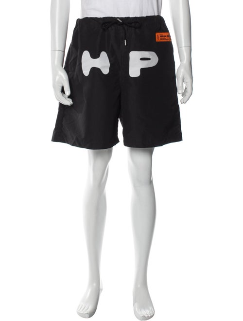Heron Preston Graphic Print Jogger Shorts