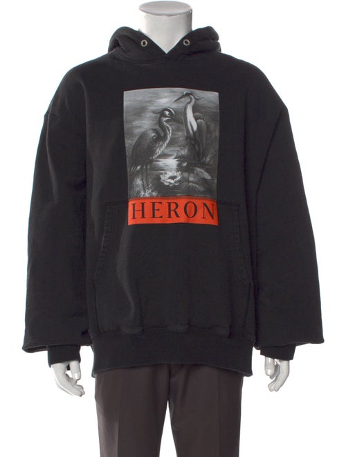 Heron Preston Graphic Print Crew Neck Hoodie