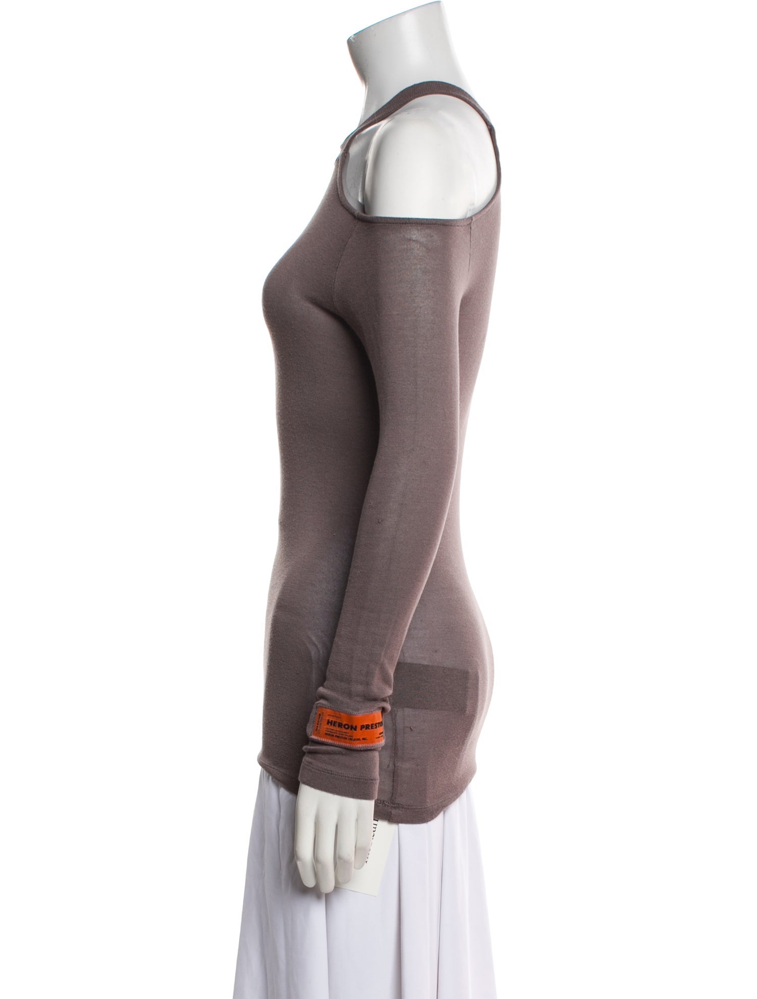 Heron Preston Crew Neck Long Sleeve Top