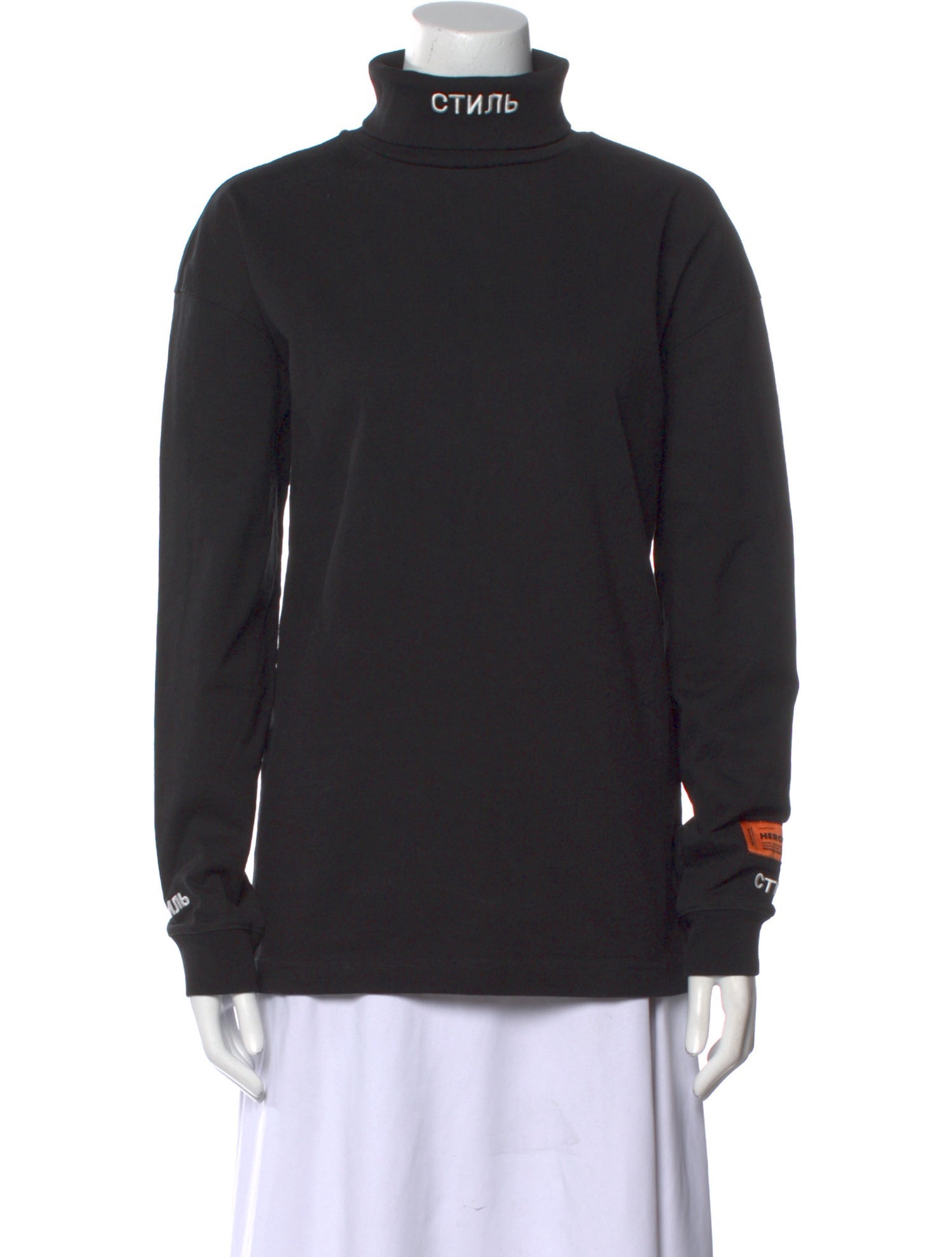 Heron Preston Turtleneck Long Sleeve Sweatshirt