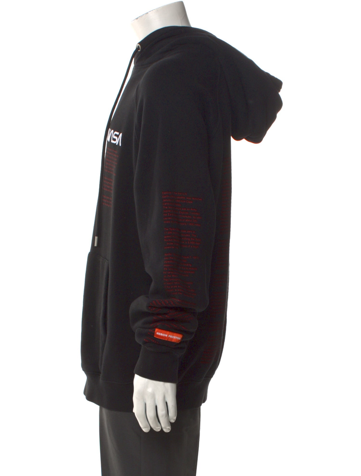 Heron Preston Graphic Print Crew Neck Hoodie