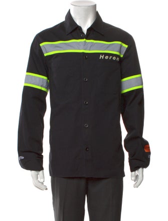 Heron Preston Printed Long Sleeve Western Shirt