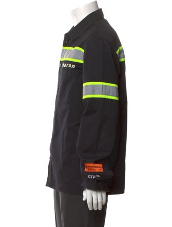 Heron Preston Printed Long Sleeve Western Shirt