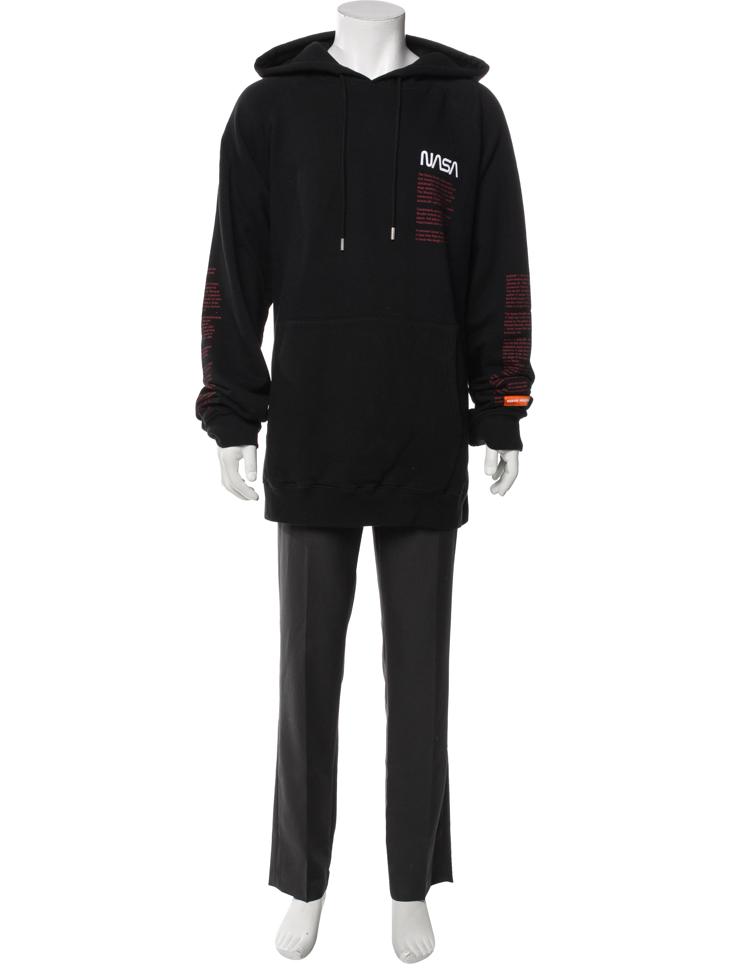 Heron Preston Graphic Print Crew Neck Hoodie