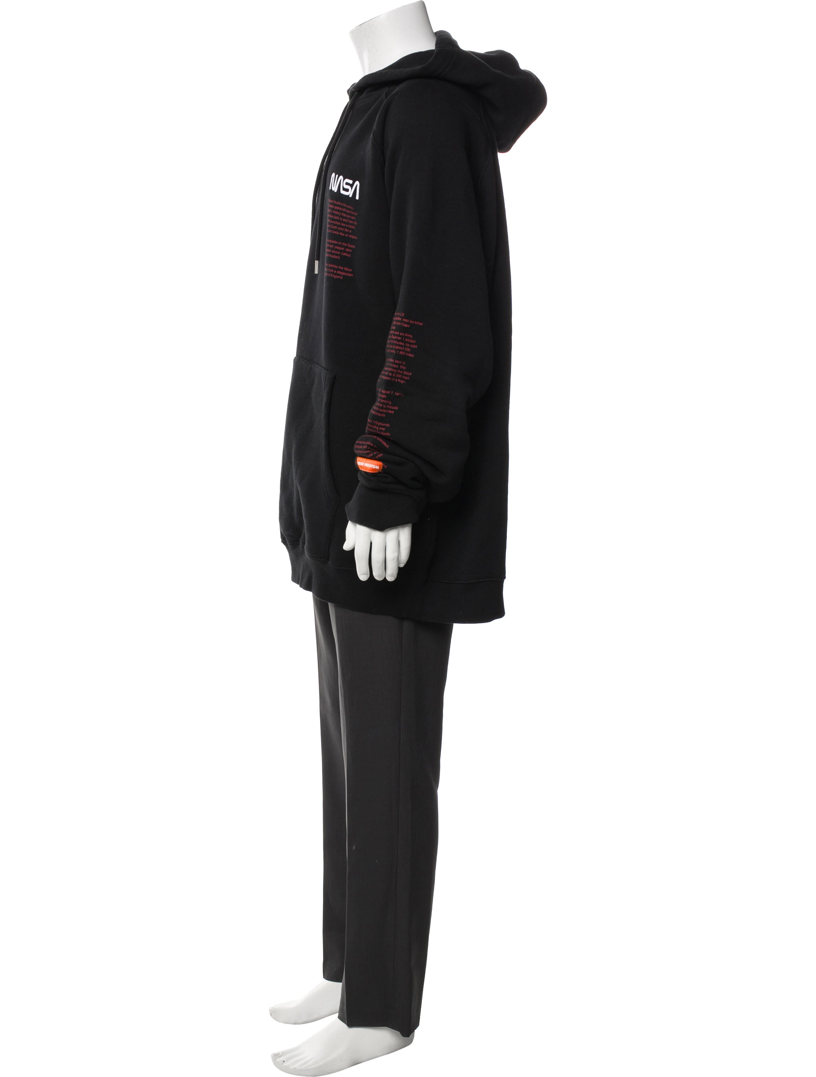 Heron Preston Graphic Print Crew Neck Hoodie