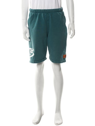Heron Preston Graphic Print Jogger Shorts