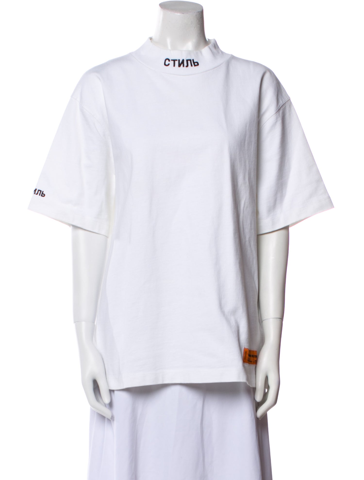 Heron Preston Mock Neck Short Sleeve T-Shirt