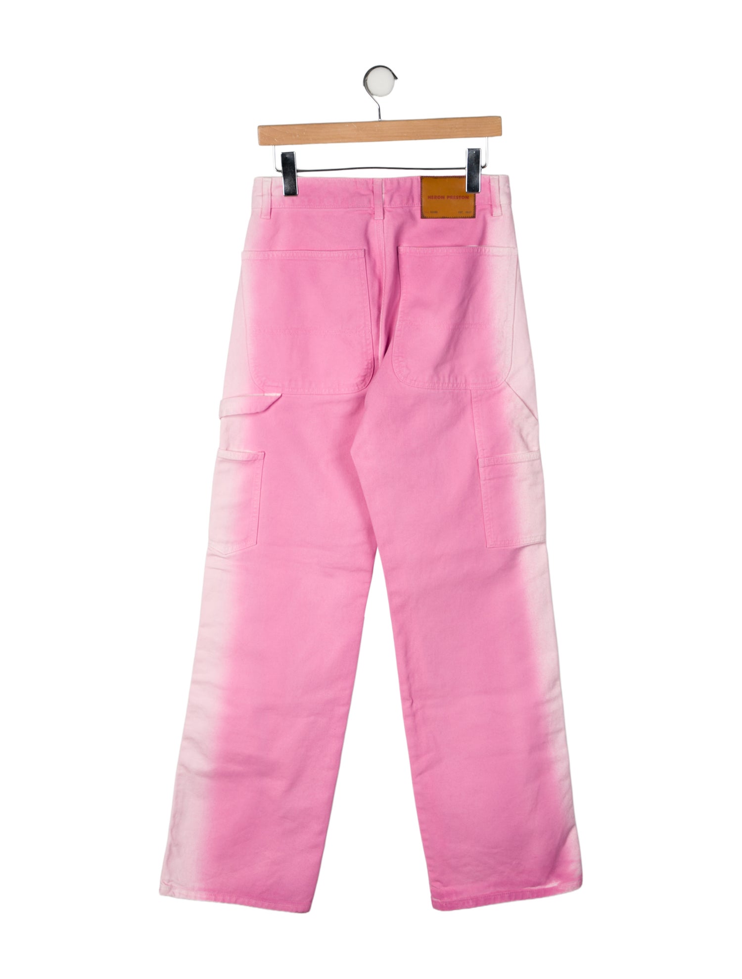 Heron Preston High-Rise Wide Leg Jeans