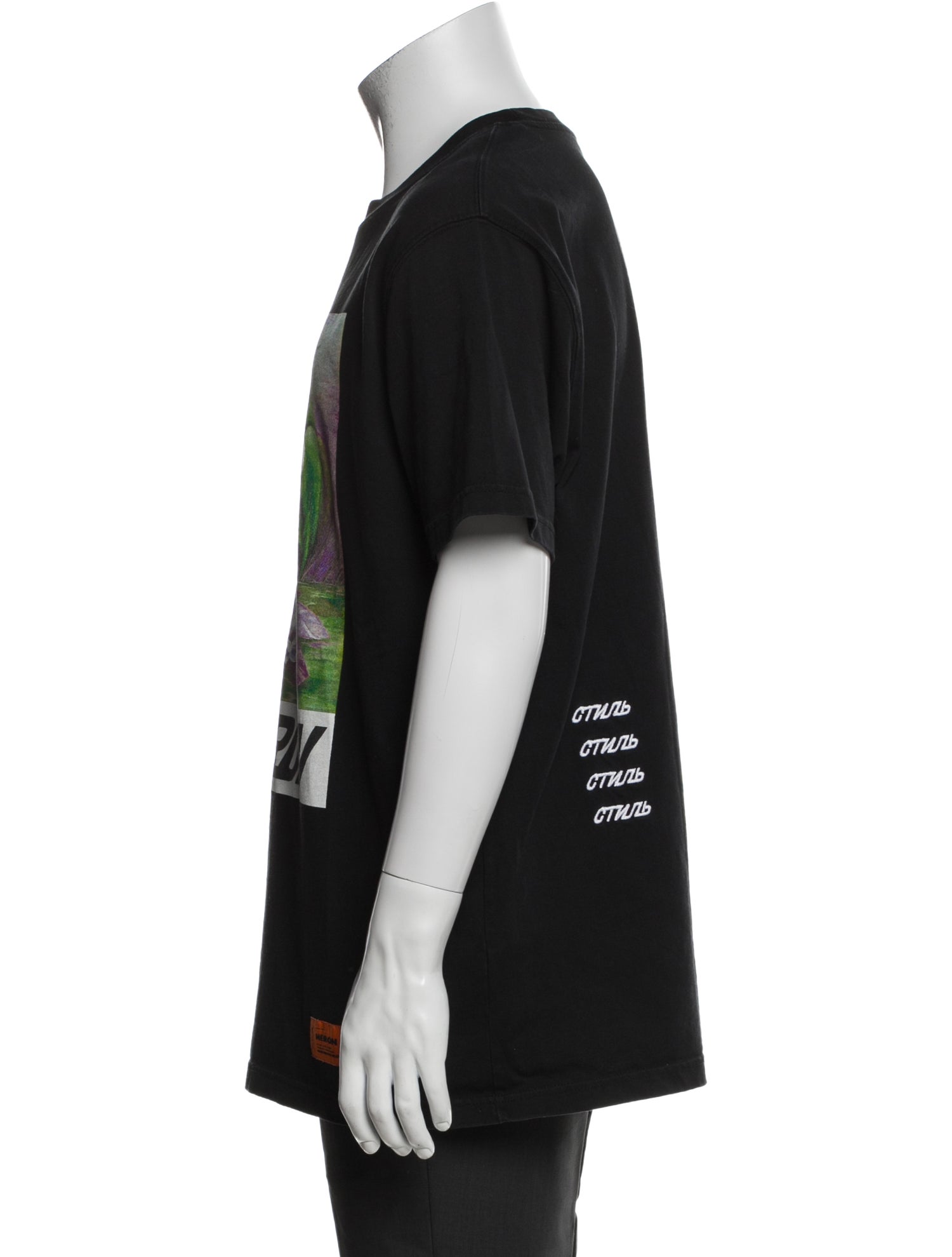 Heron Preston Graphic Print Crew Neck T-Shirt