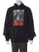 Heron Preston Graphic Print V-Neck Hoodie