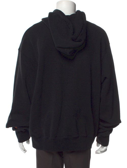 Heron Preston Graphic Print V-Neck Hoodie