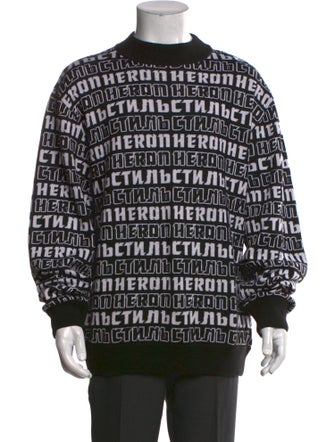 Heron Preston Printed Crew Neck Pullover