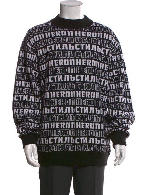Heron Preston Printed Crew Neck Pullover