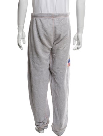 Heron Preston Graphic Print Whipstitch Trim Lounge Bottoms