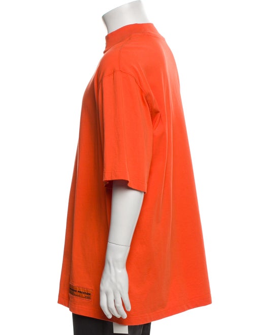 Heron Preston Graphic Print Mock Neck T-Shirt
