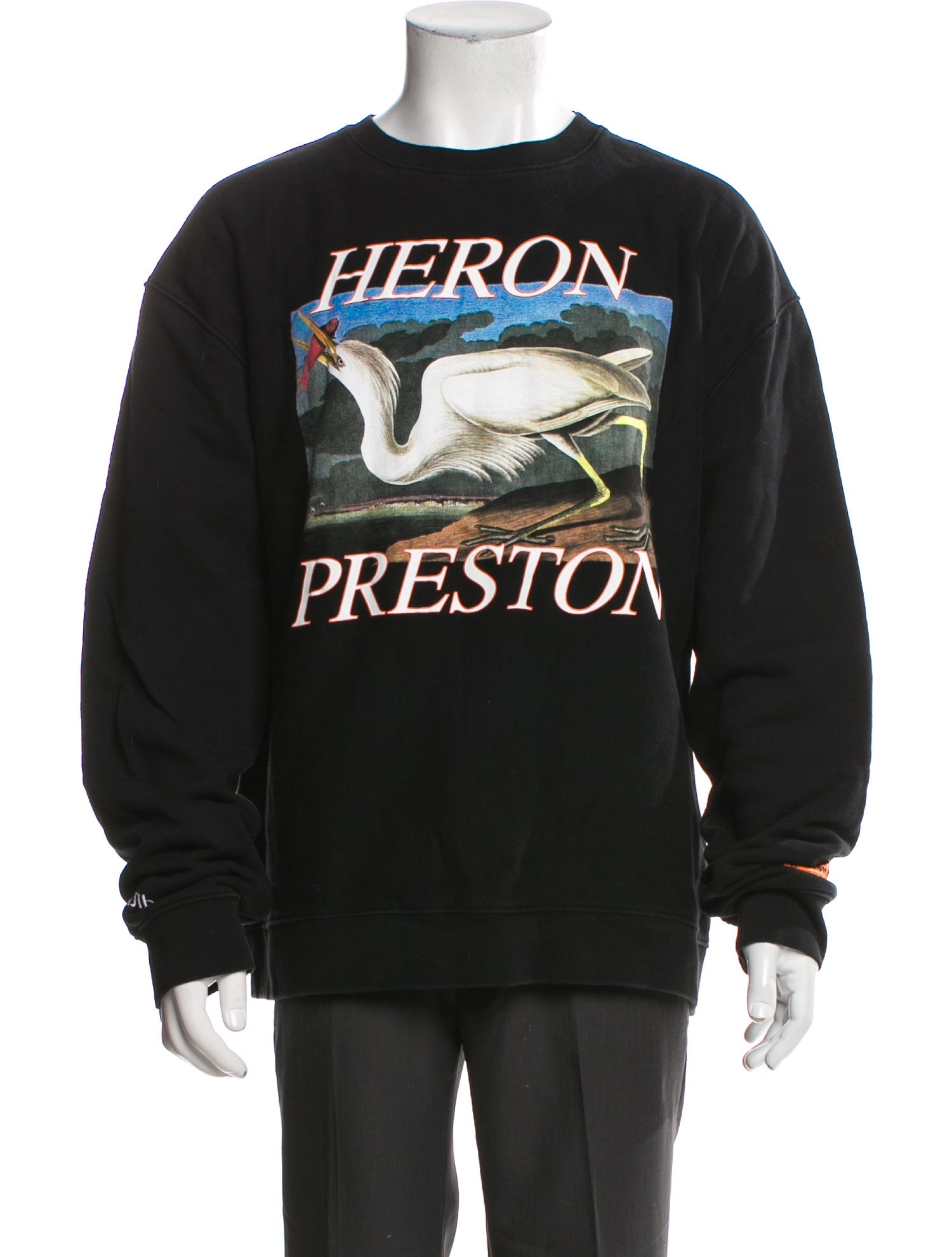 Heron Preston Graphic Print Crew Neck Sweatshirt