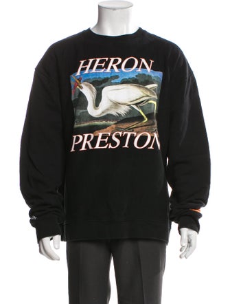 Heron Preston Graphic Print Crew Neck Sweatshirt