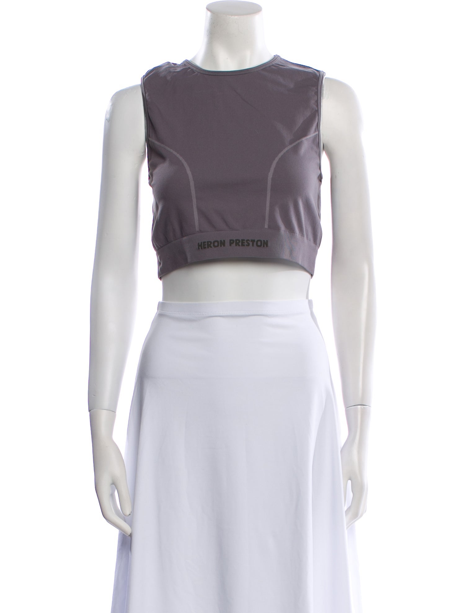 Heron Preston Crew Neck Sleeveless Crop Top w/ Tags