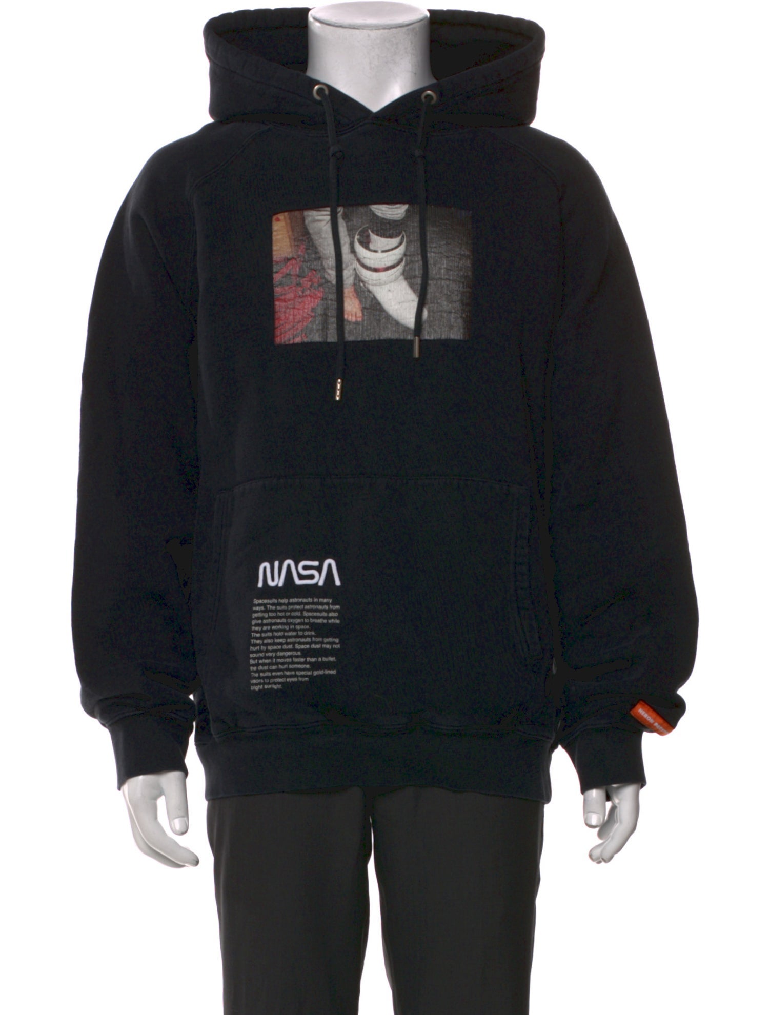 Heron Preston Graphic Print Crew Neck Hoodie