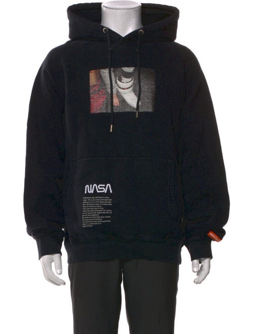 Heron Preston Graphic Print Crew Neck Hoodie