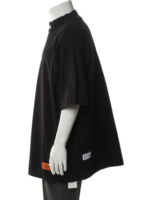 Heron Preston Graphic Print Mock Neck T-Shirt