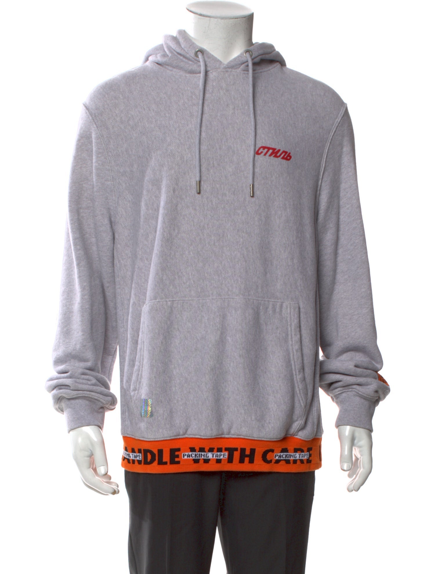 Heron Preston Graphic Print Crew Neck Hoodie