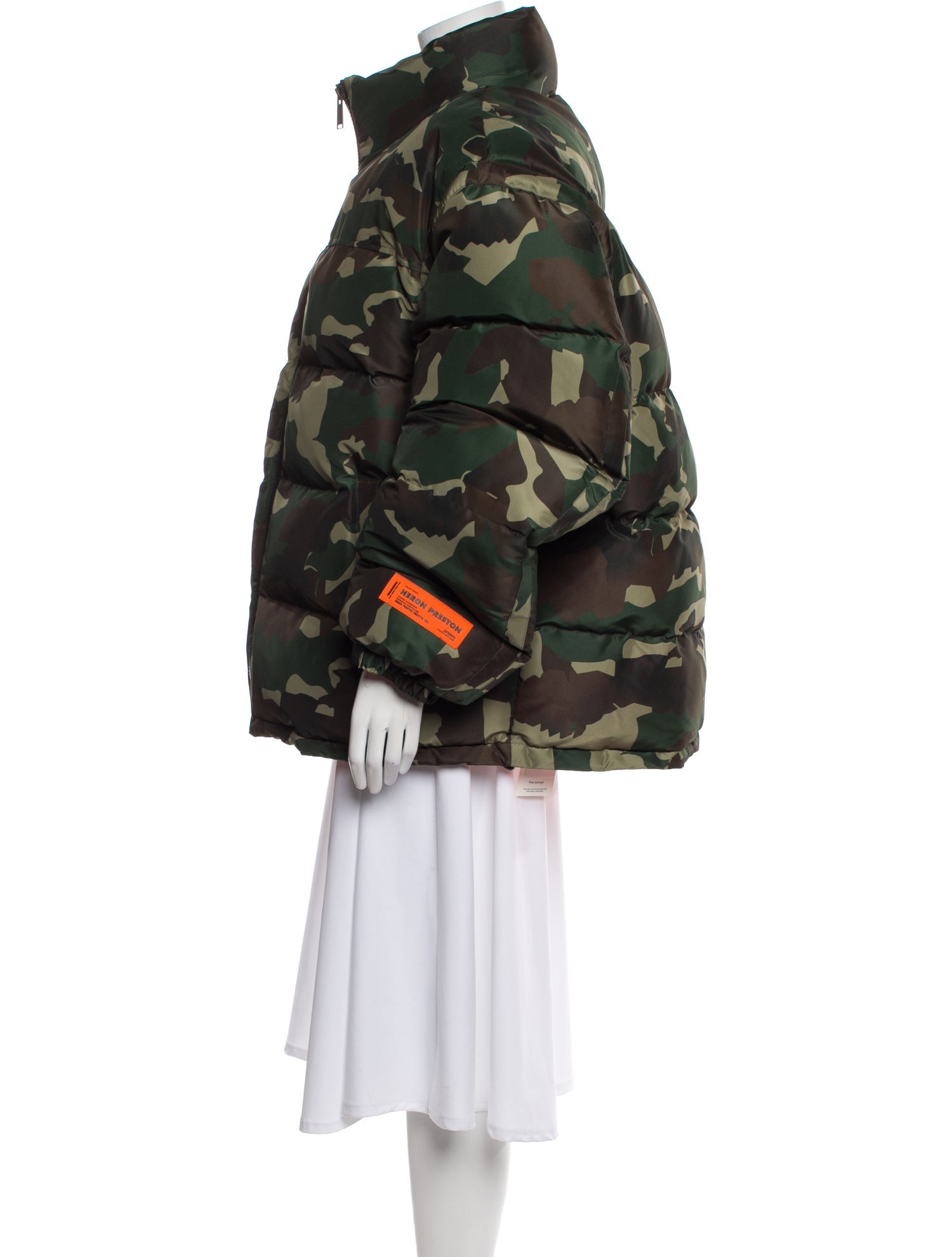 Heron Preston Printed Faux Fur Jacket