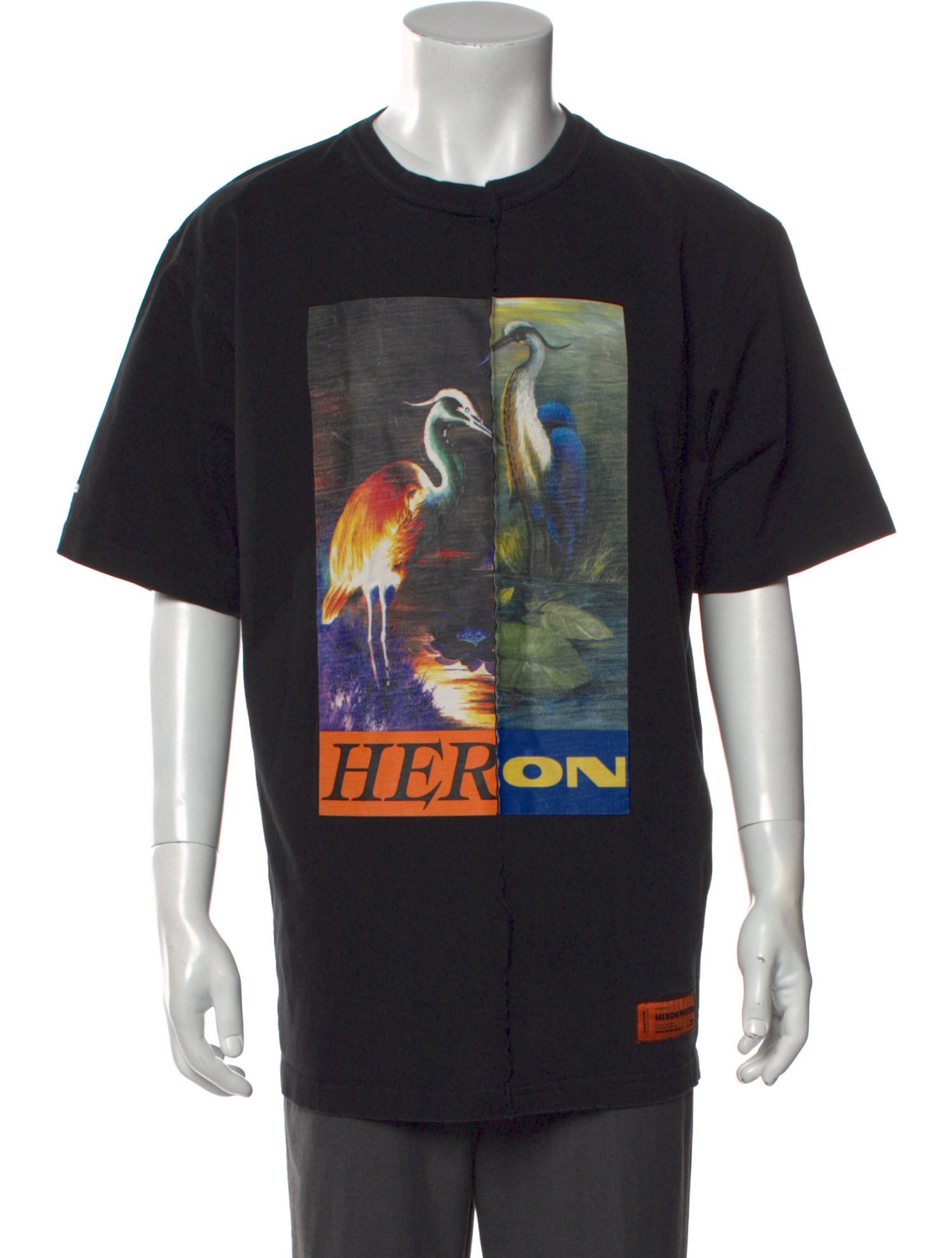 Heron Preston Graphic Print Crew Neck T-Shirt