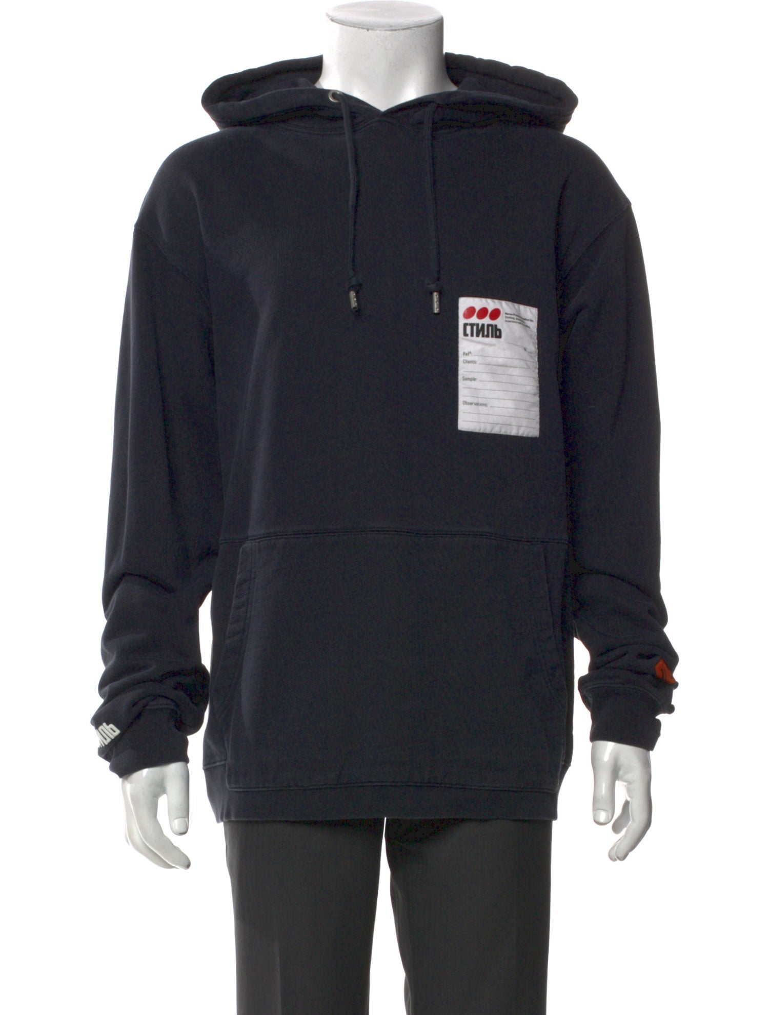 Heron Preston Graphic Print Crew Neck Hoodie