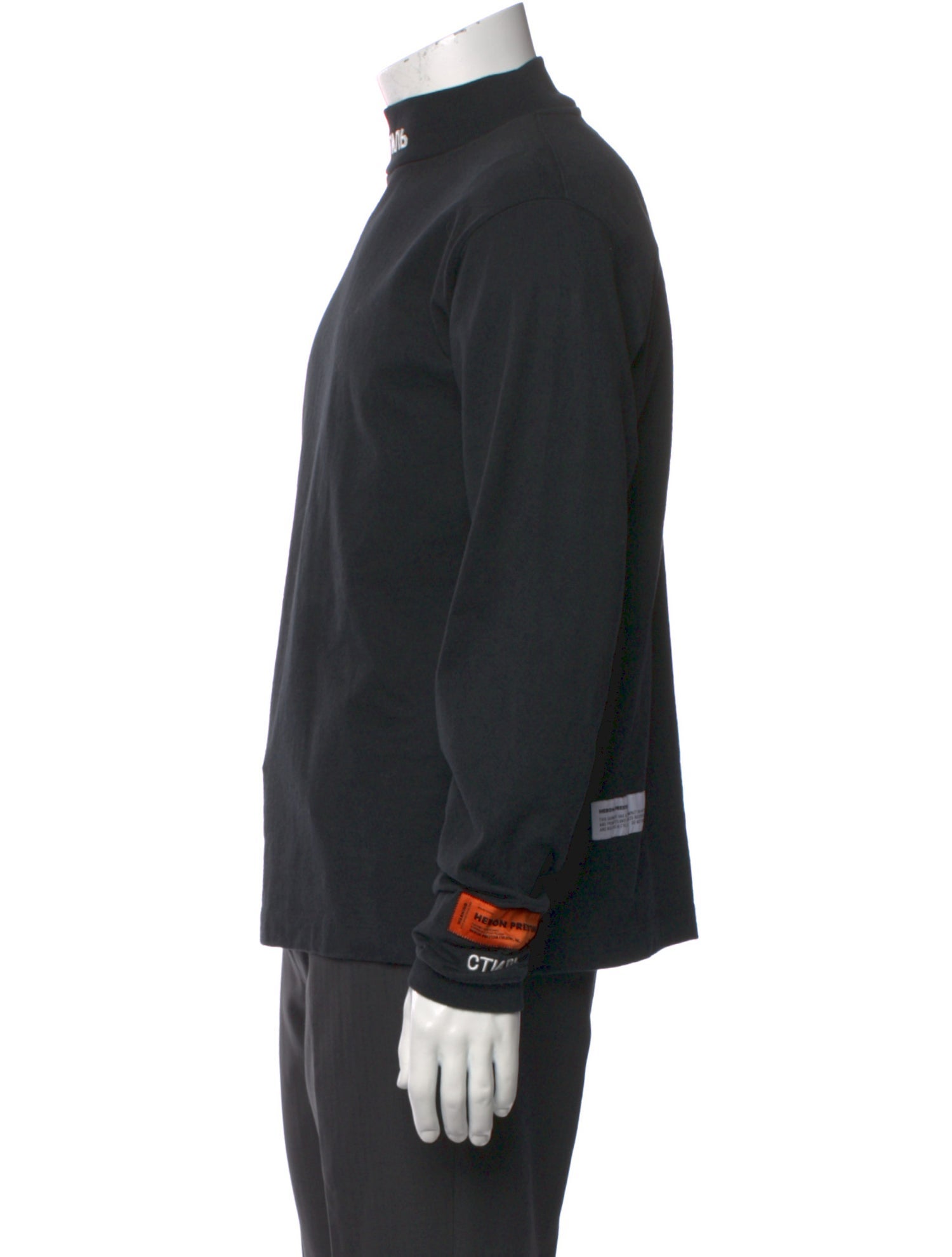 Heron Preston Graphic Print Turtleneck T-Shirt