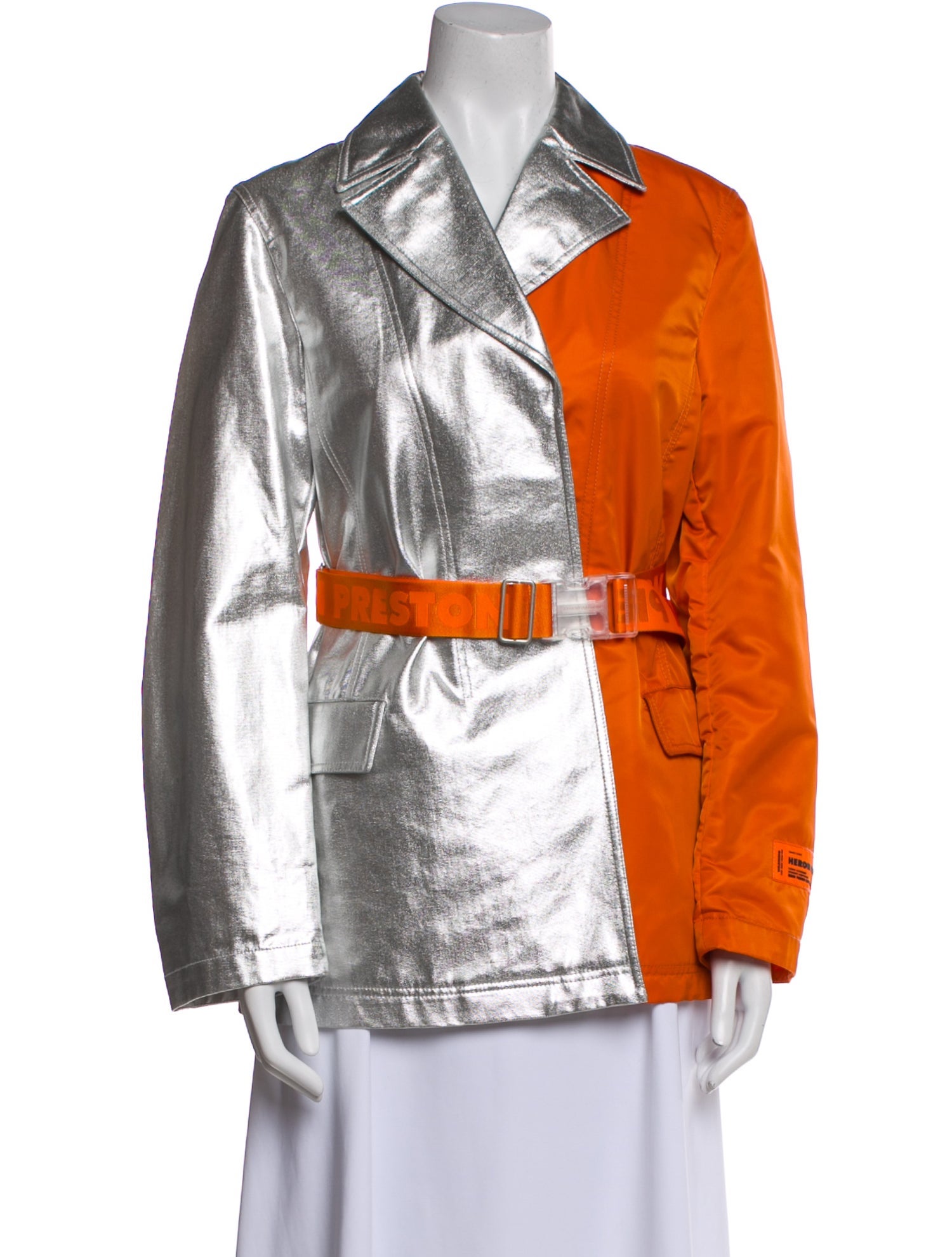 Heron Preston Colorblock Pattern Jacket w/ Tags