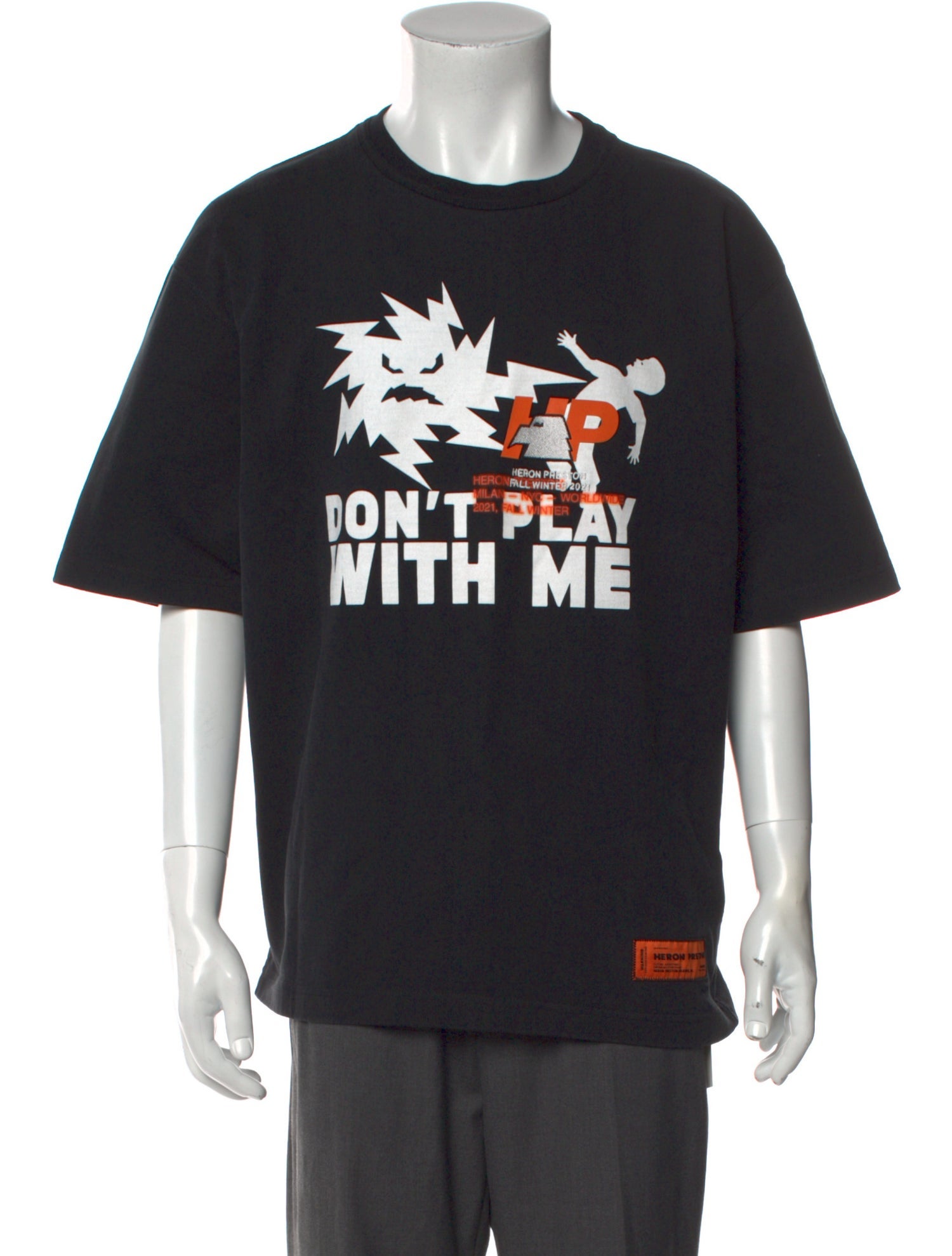 Heron Preston Graphic Print Crew Neck T-Shirt