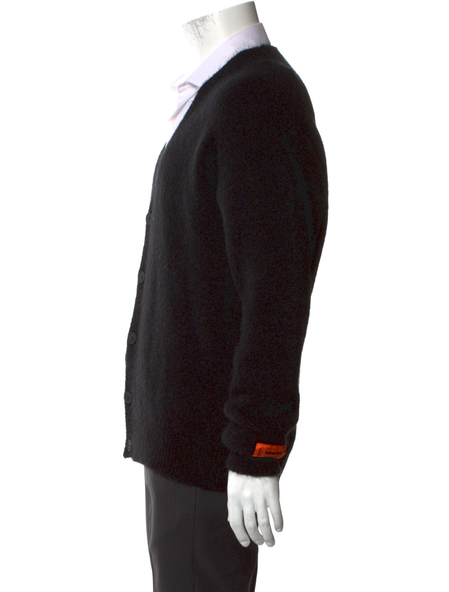 Heron Preston V-Neck Long Sleeve Cardigan w/ Tags