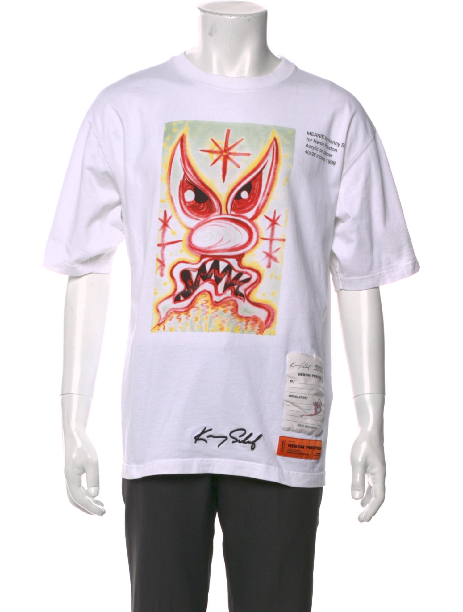 Heron Preston Graphic Print Crew Neck T-Shirt