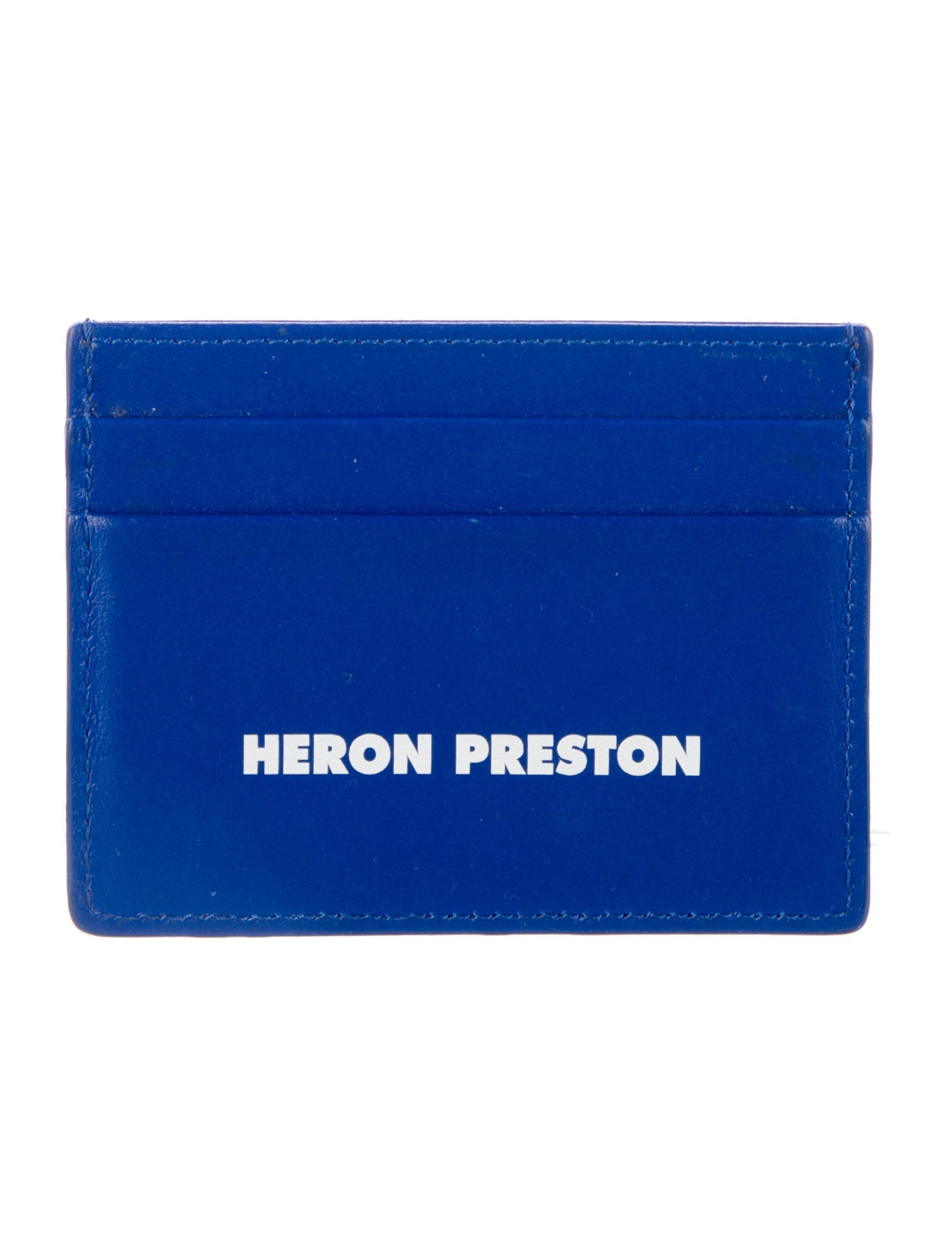 Heron Preston Leather Printed Card Holder