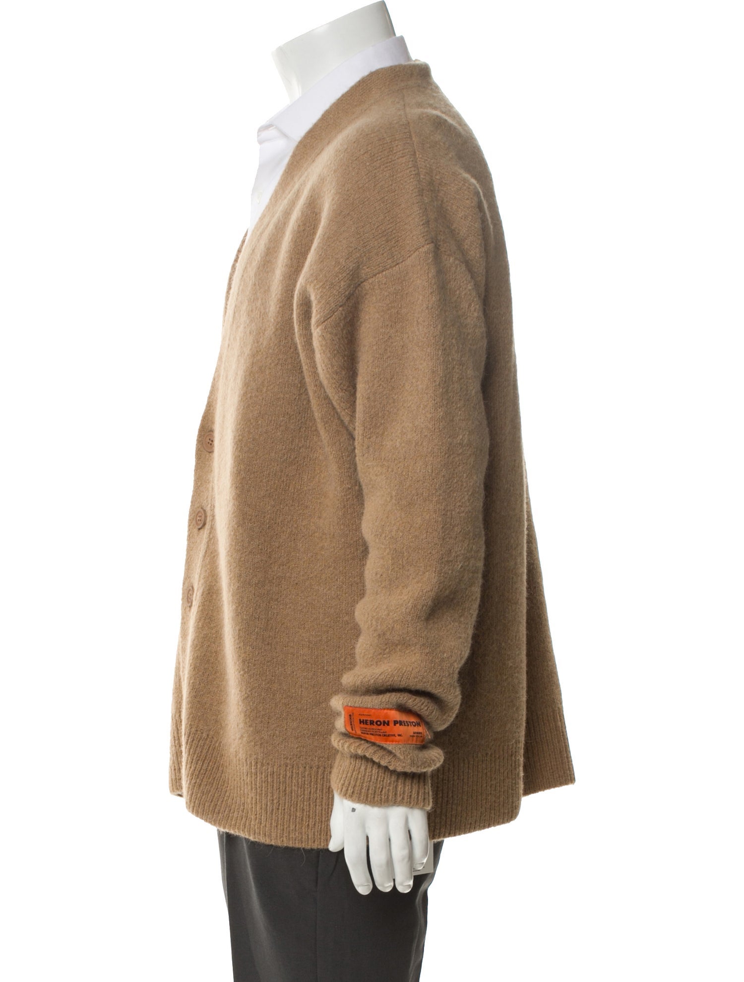 Heron Preston V-Neck Long Sleeve Cardigan