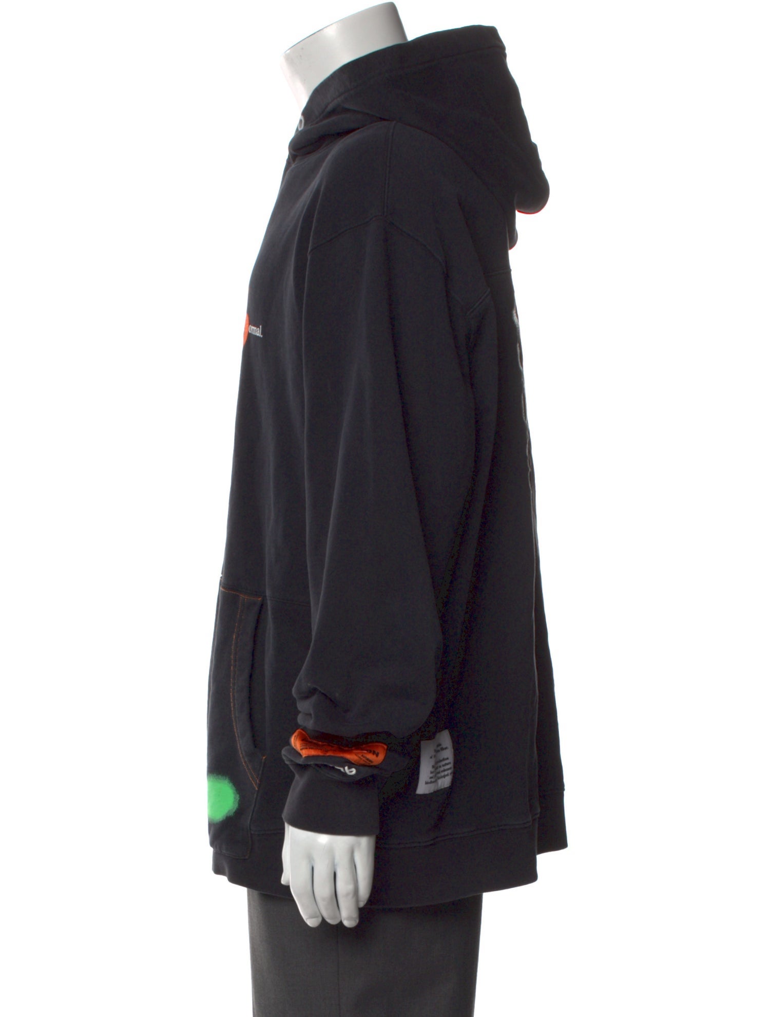 Heron Preston Graphic Print Crew Neck Hoodie