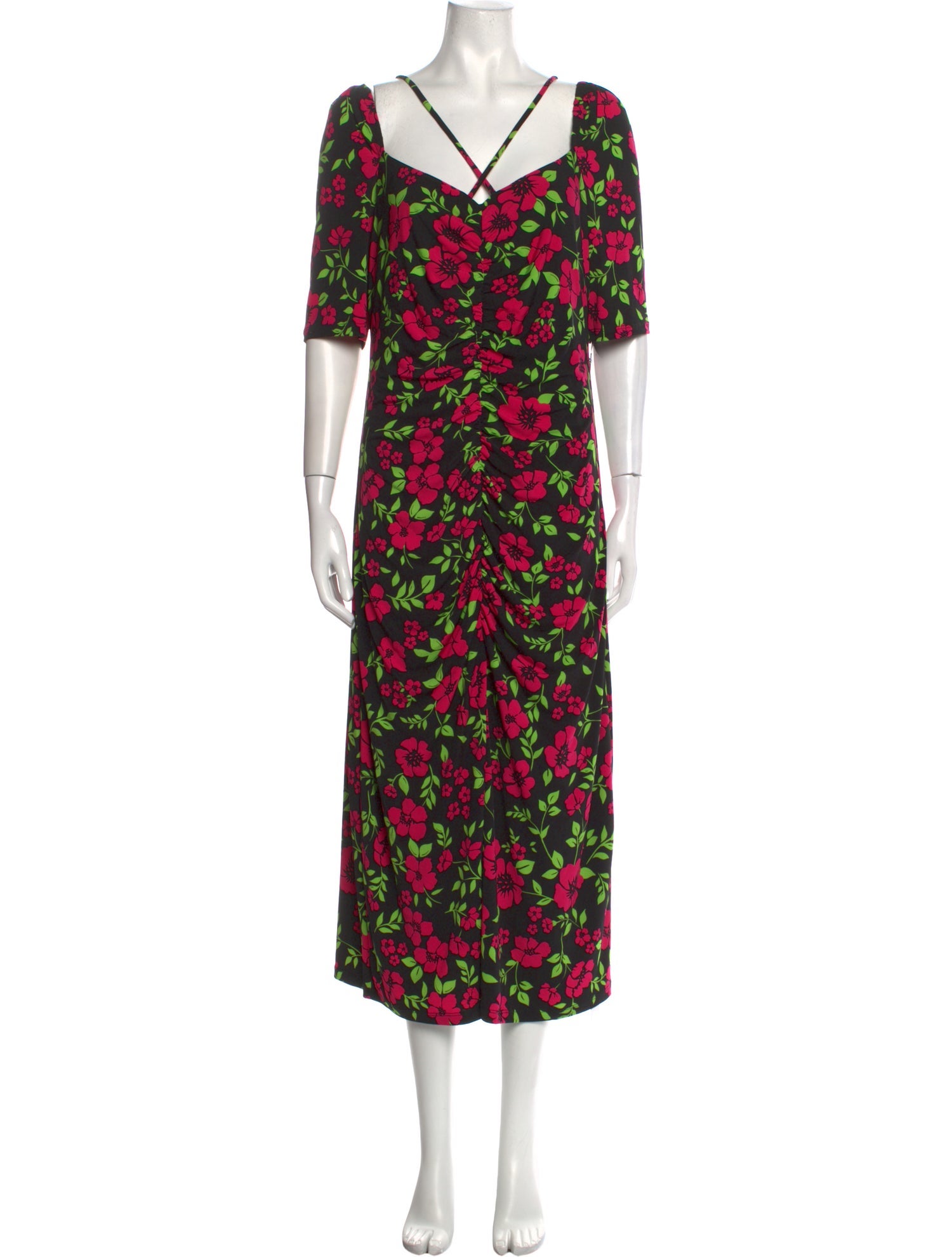 11 Honoré Floral Print Long Dress w/ Tags