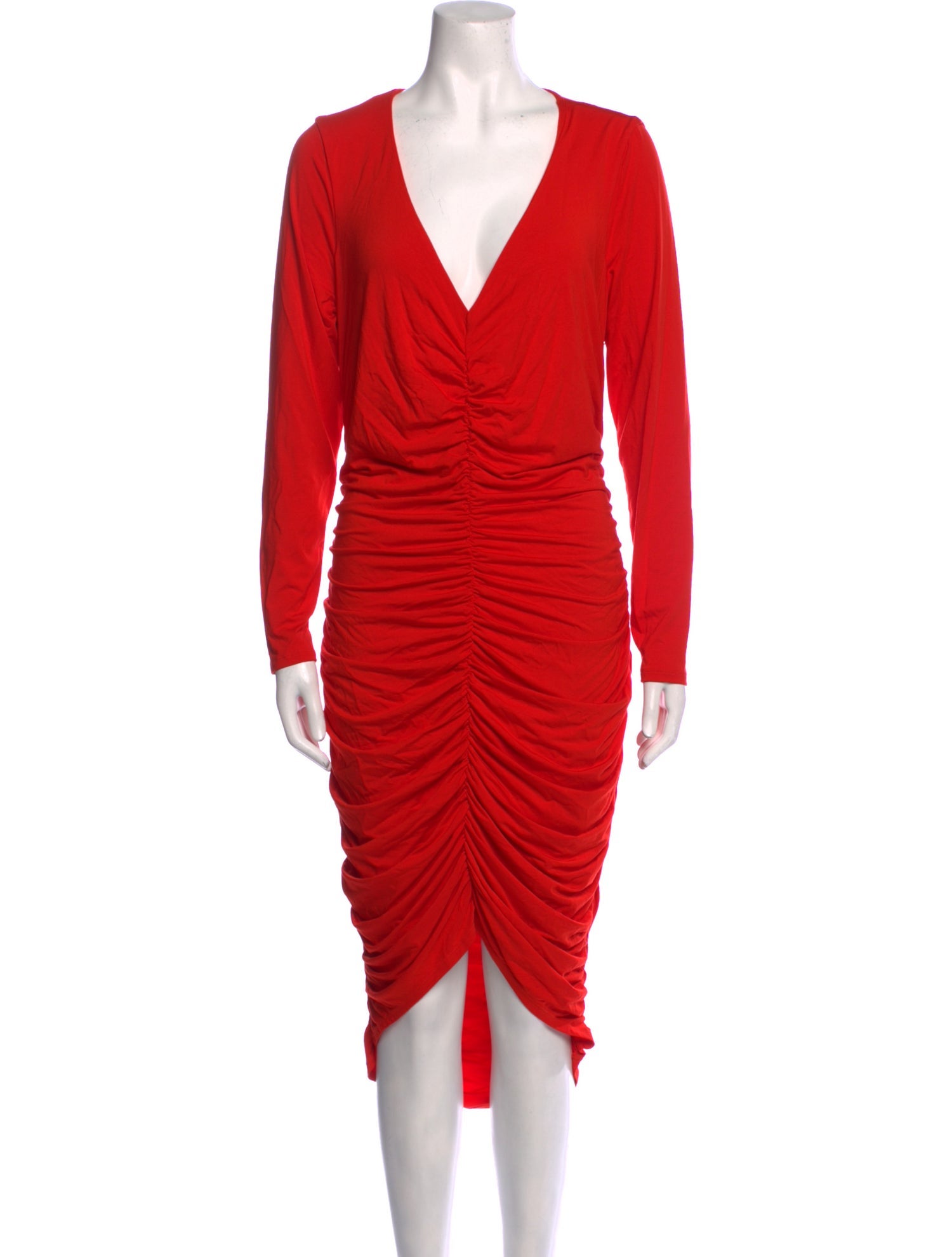 11 Honoré V-Neck Midi Length Dress