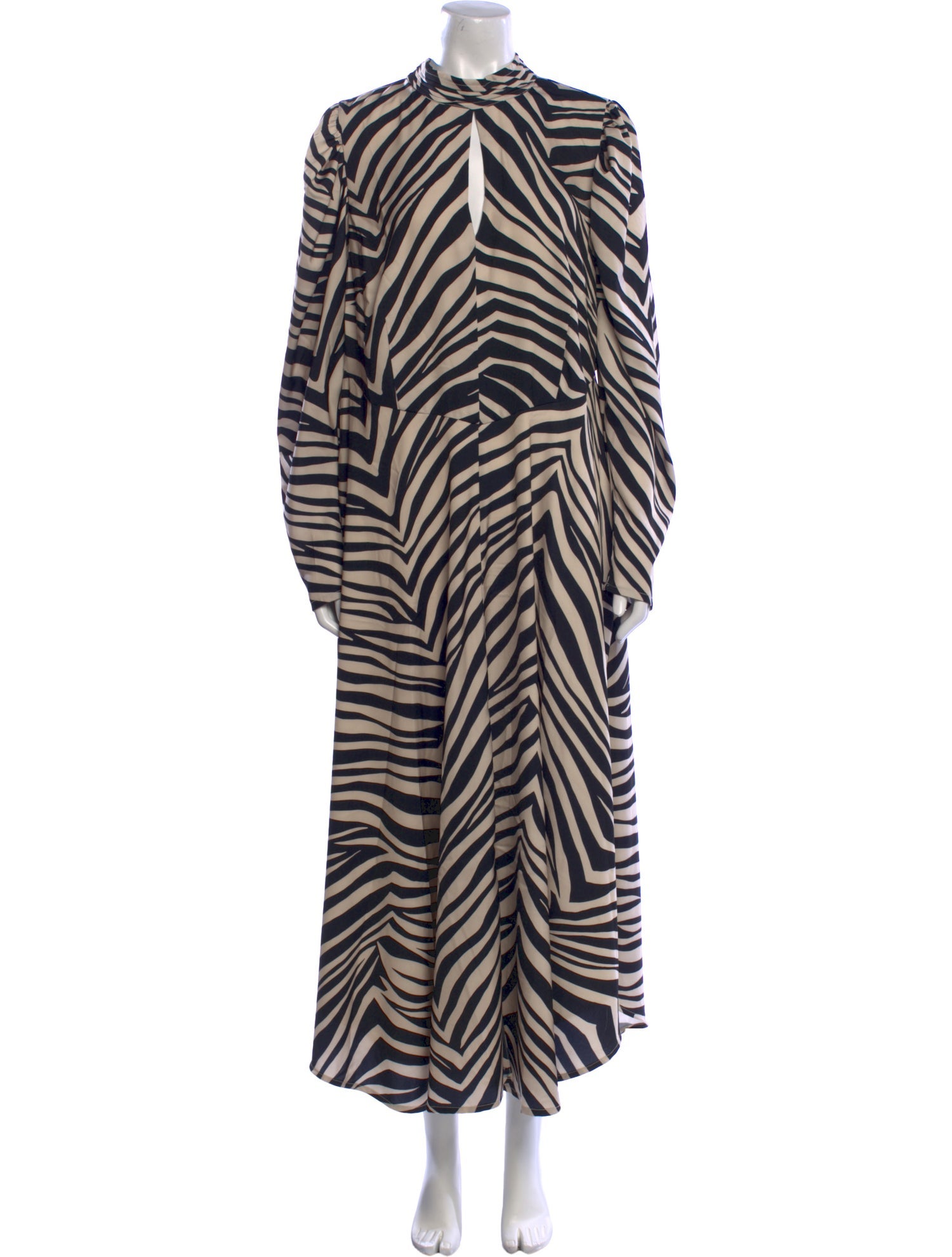 11 Honoré Animal Print Long Dress