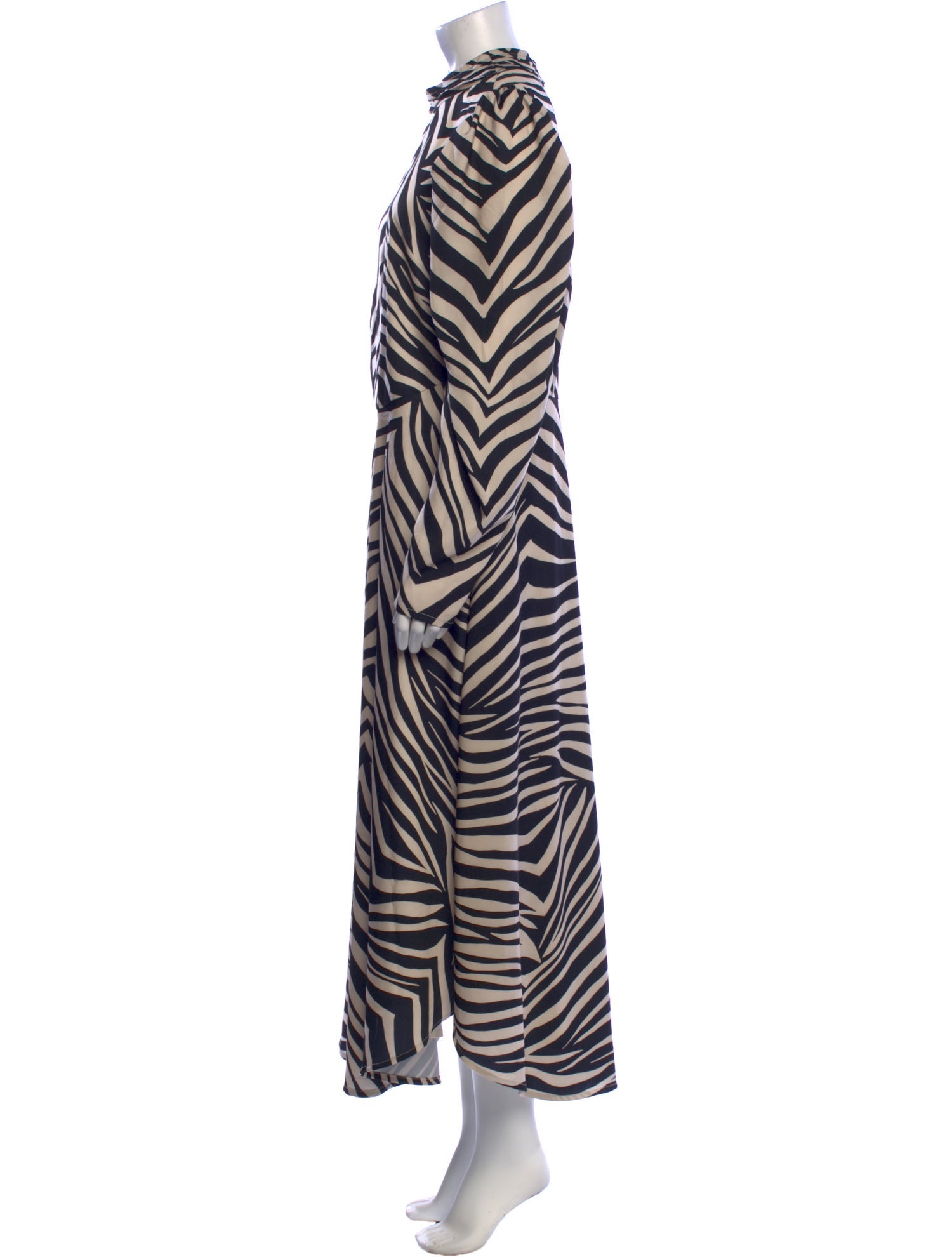 11 Honoré Animal Print Long Dress