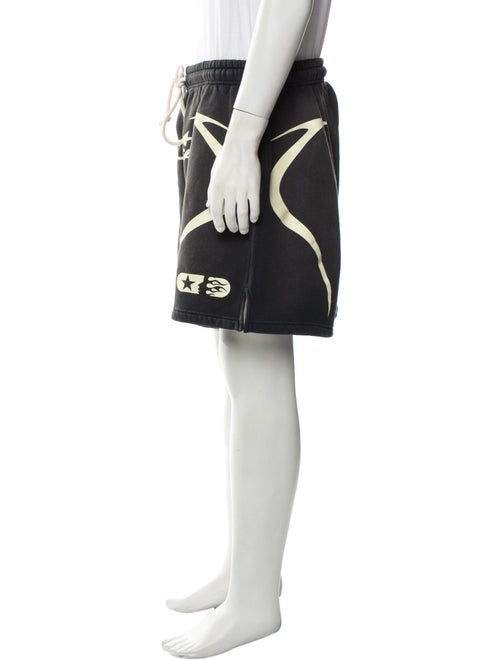 HELLSTAR Graphic Print Jogger Shorts