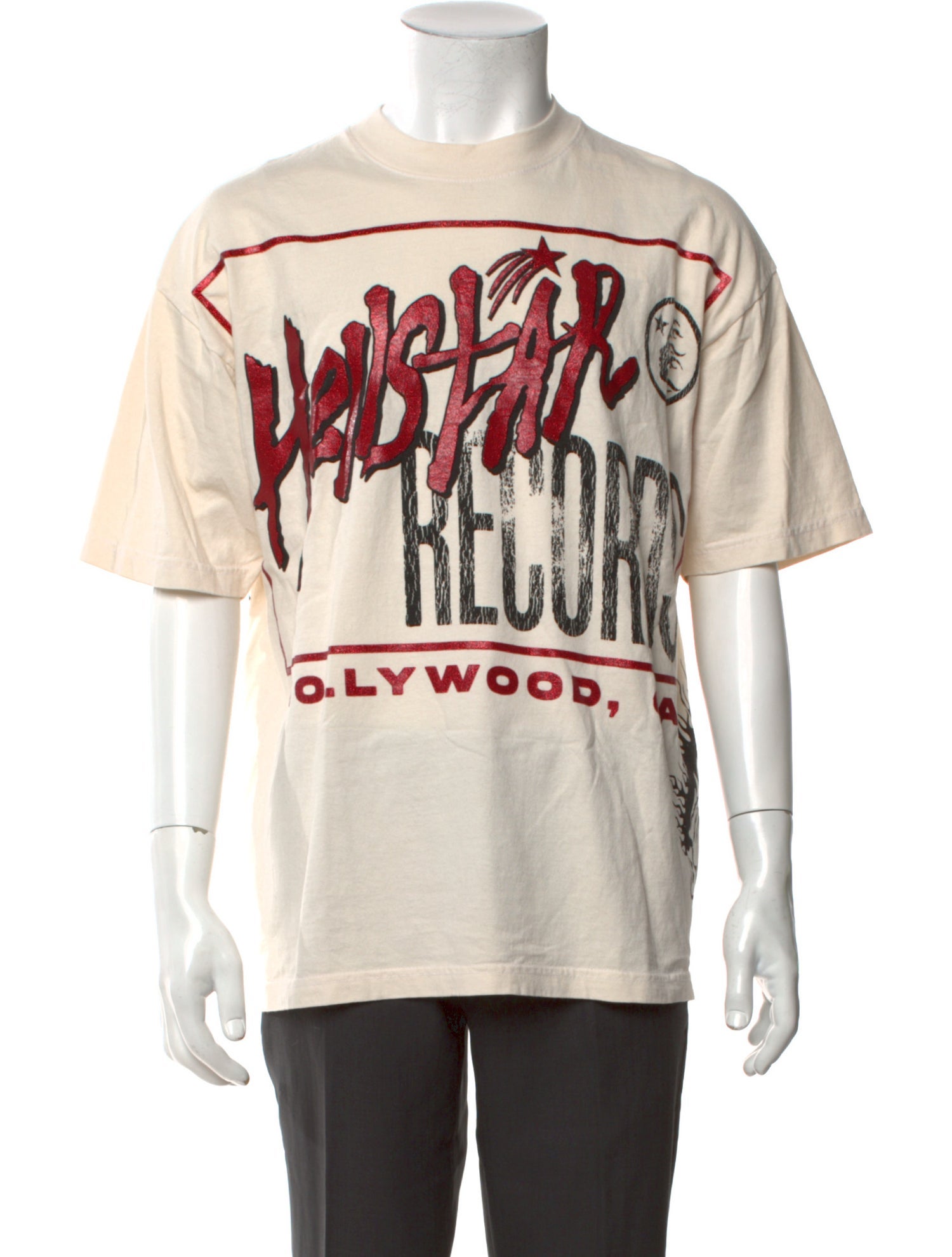 HELLSTAR Graphic Print Crew Neck T-Shirt