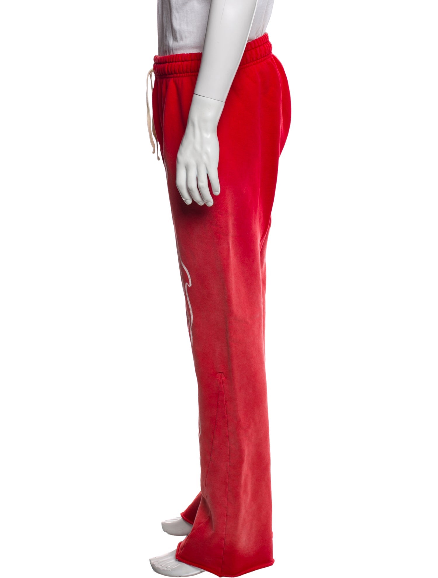 HELLSTAR Graphic Print Distressed Accents Lounge Bottoms