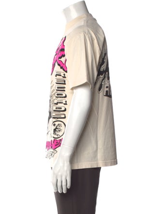 HELLSTAR Graphic Print Crew Neck T-Shirt