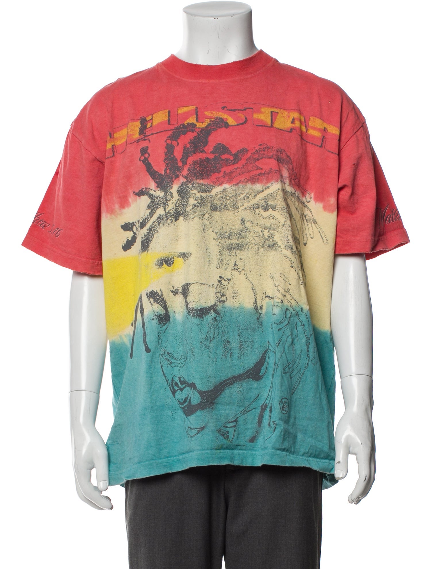 HELLSTAR Rasta Graphic Print T-Shirt