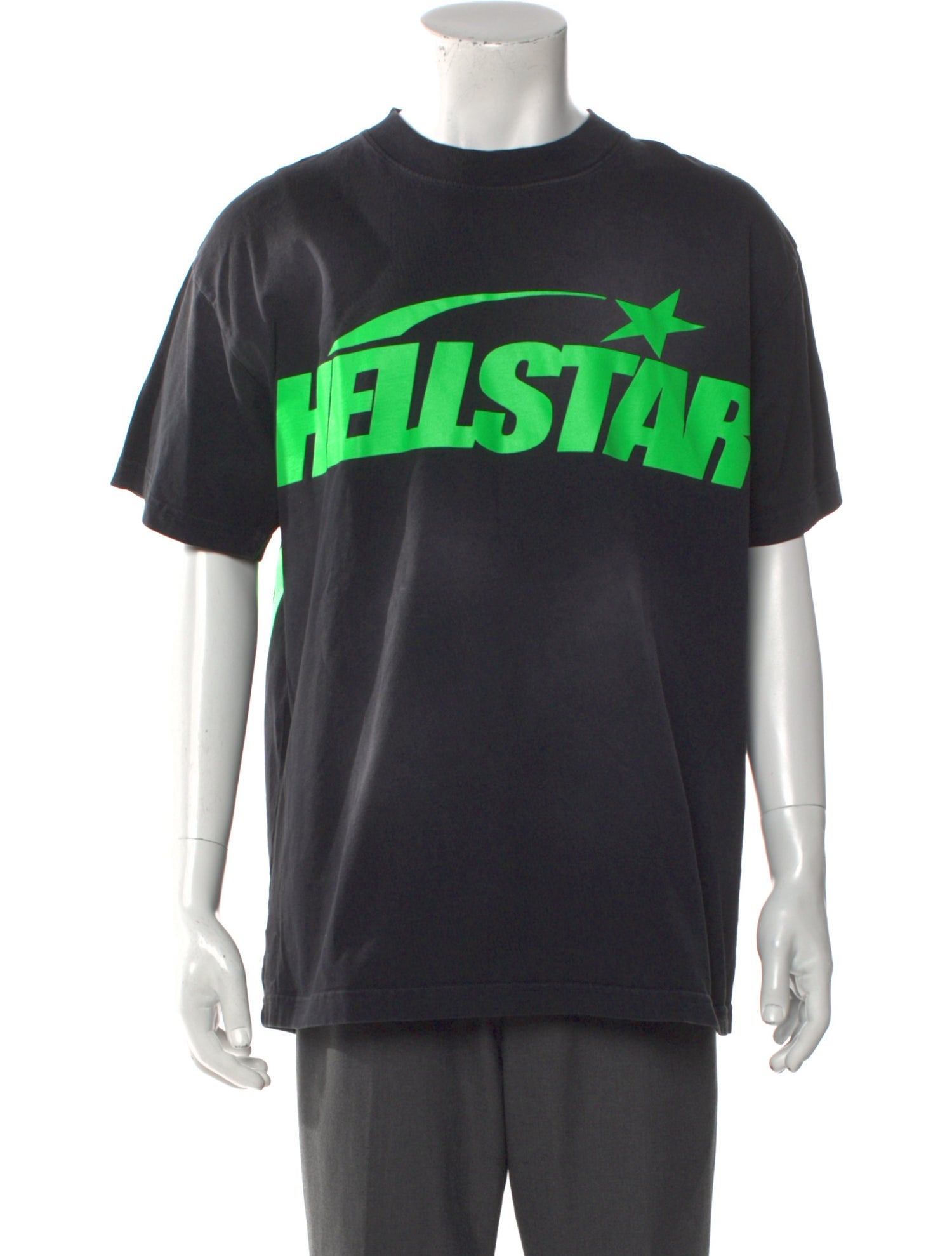 HELLSTAR Graphic Print Crew Neck T-Shirt