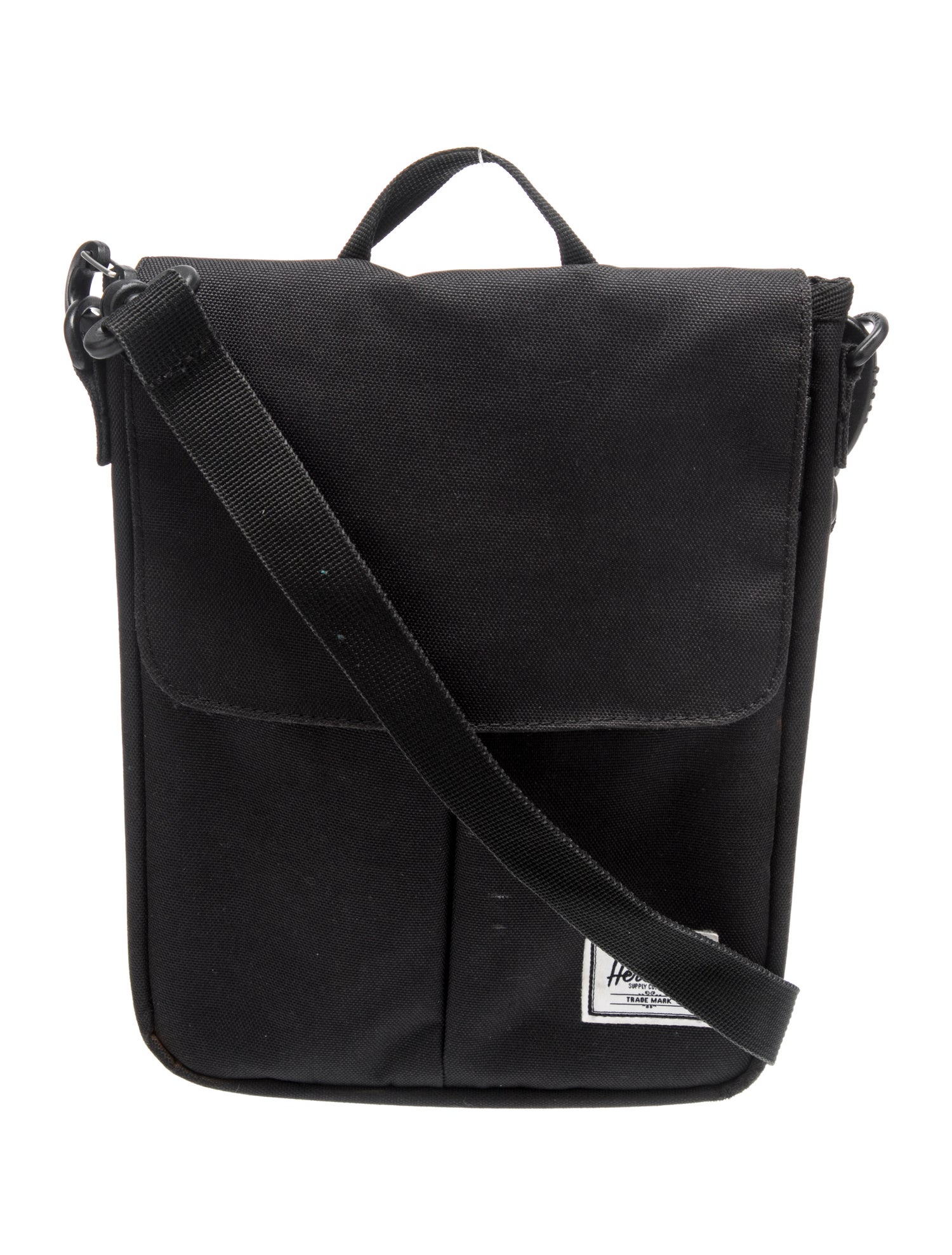 Herschel Supply Co. Canvas Messenger Bag Black Crossbody Bags