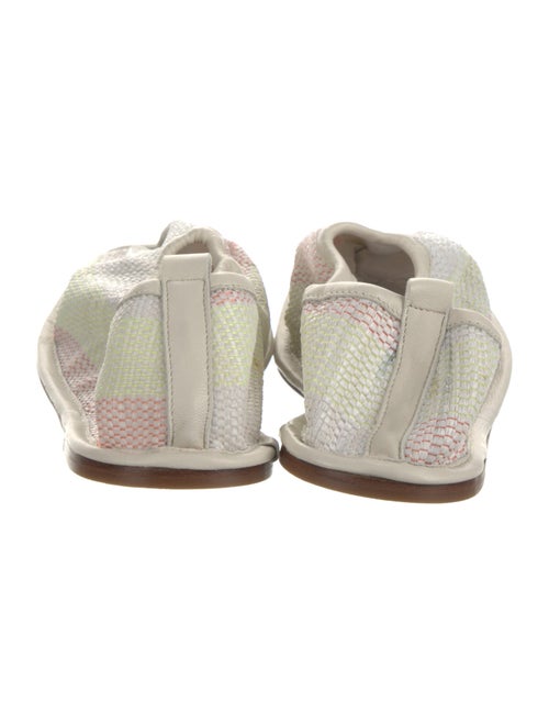 Hereu x Cecilie Bahnsen Leather Printed Ballet Flats