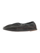 Hereu x Cecilie Bahnsen Raffia Leather Trim Embellishment Flats w/ Tags